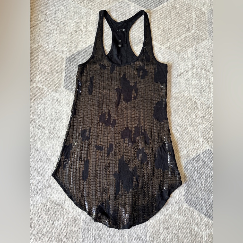 JOE’s Jeans sequins racer back top - XS